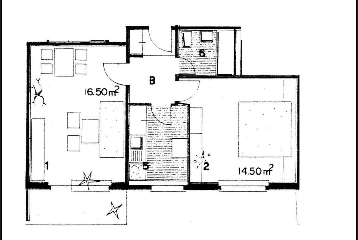 Appartement de 2 pièces