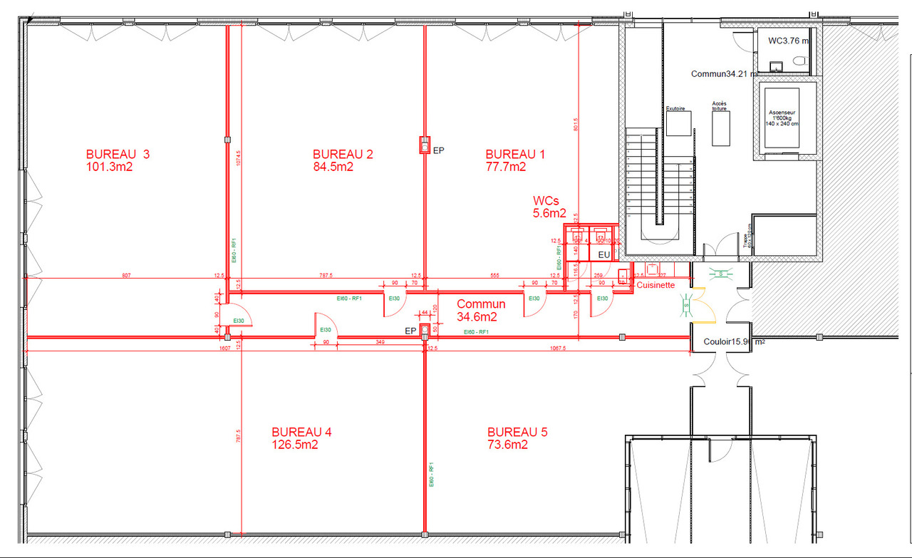 84m² ufficio