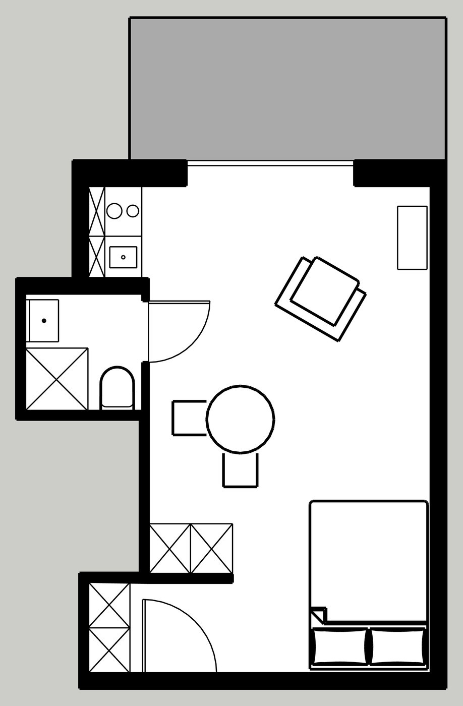 Appartement 1 ½ pièces