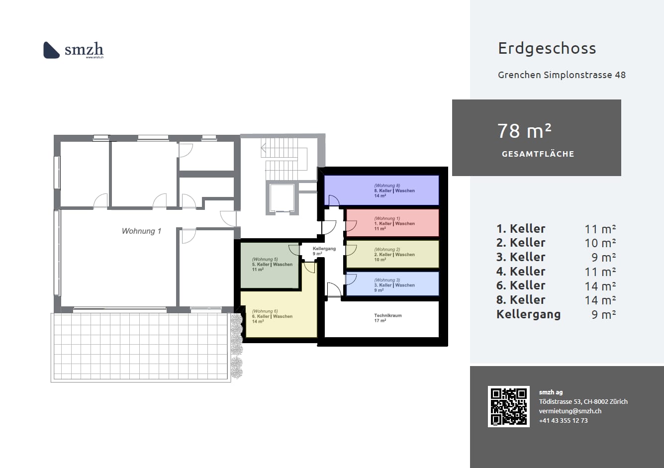 2 ½ rooms apartment
