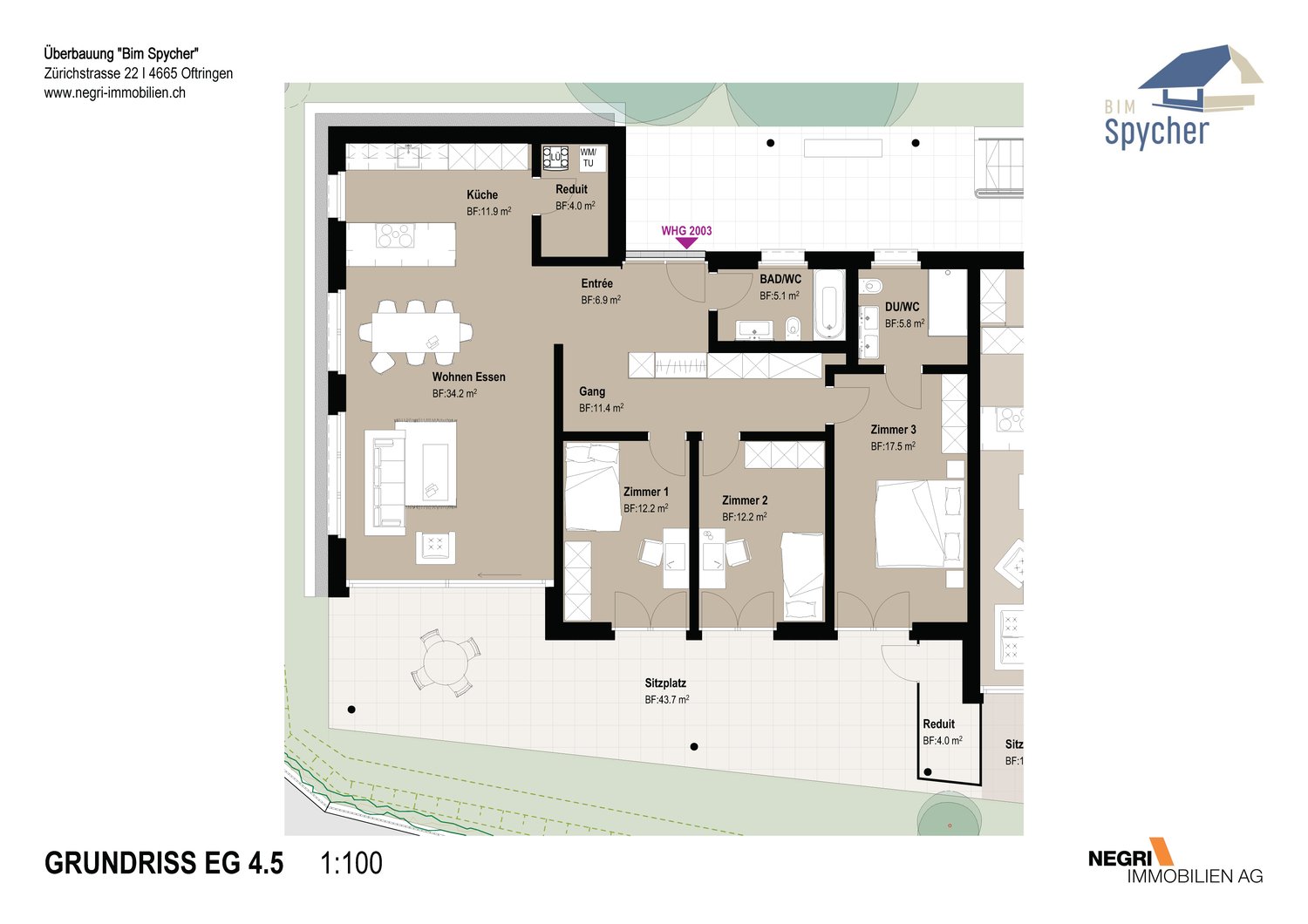 4 ½ rooms apartment