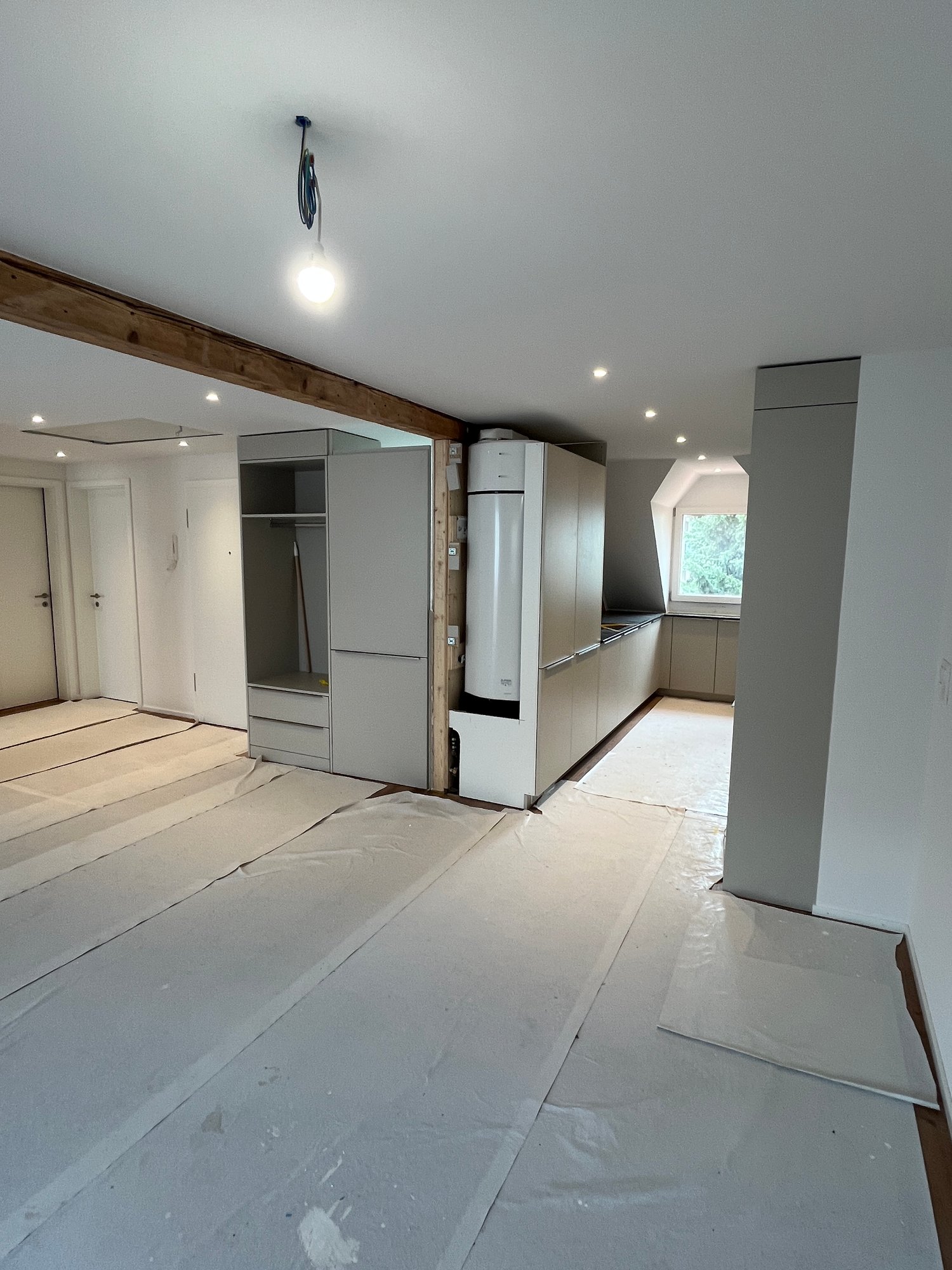 4 rooms roof flat