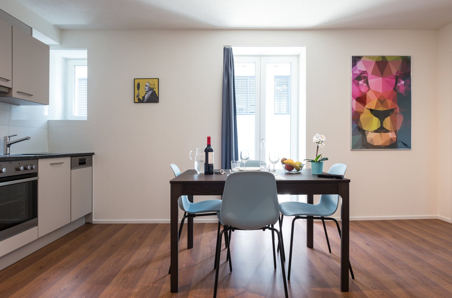 2 rooms furnished flat