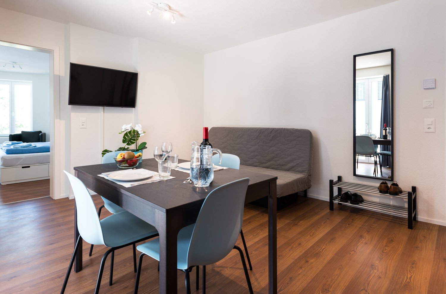 2 rooms furnished flat