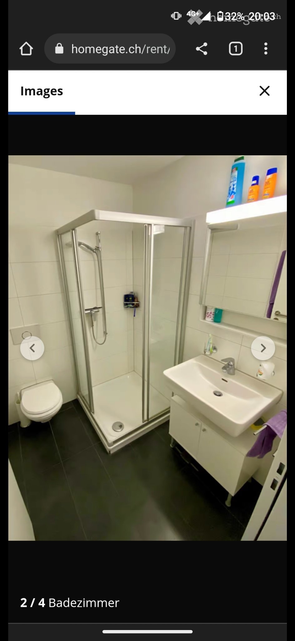 Appartement de 1 ½ pièces