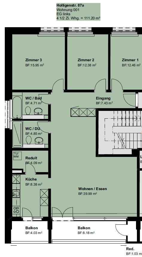 Appartement de 4 ½ pièces