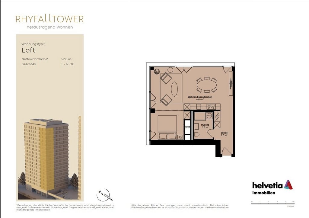 loft di 1 ½ locali