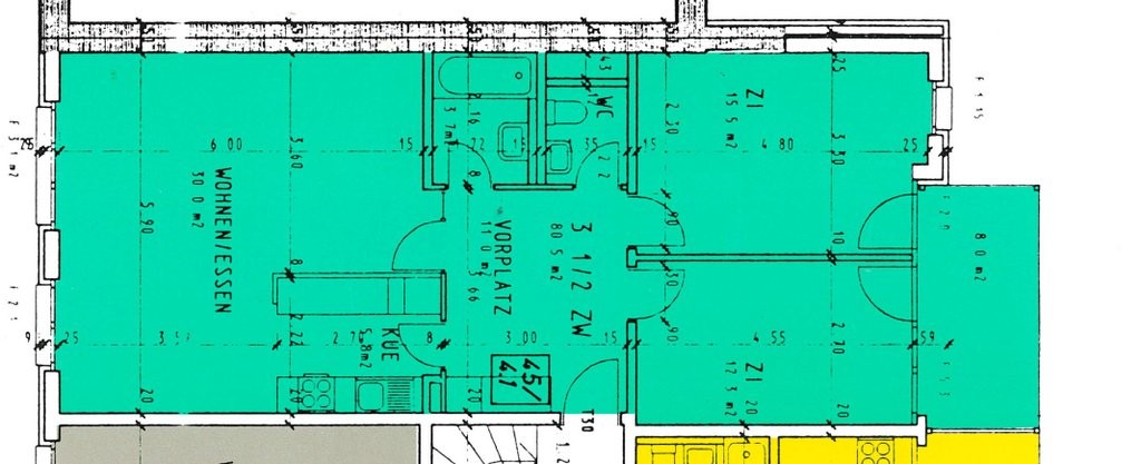 3 ½ rooms apartment