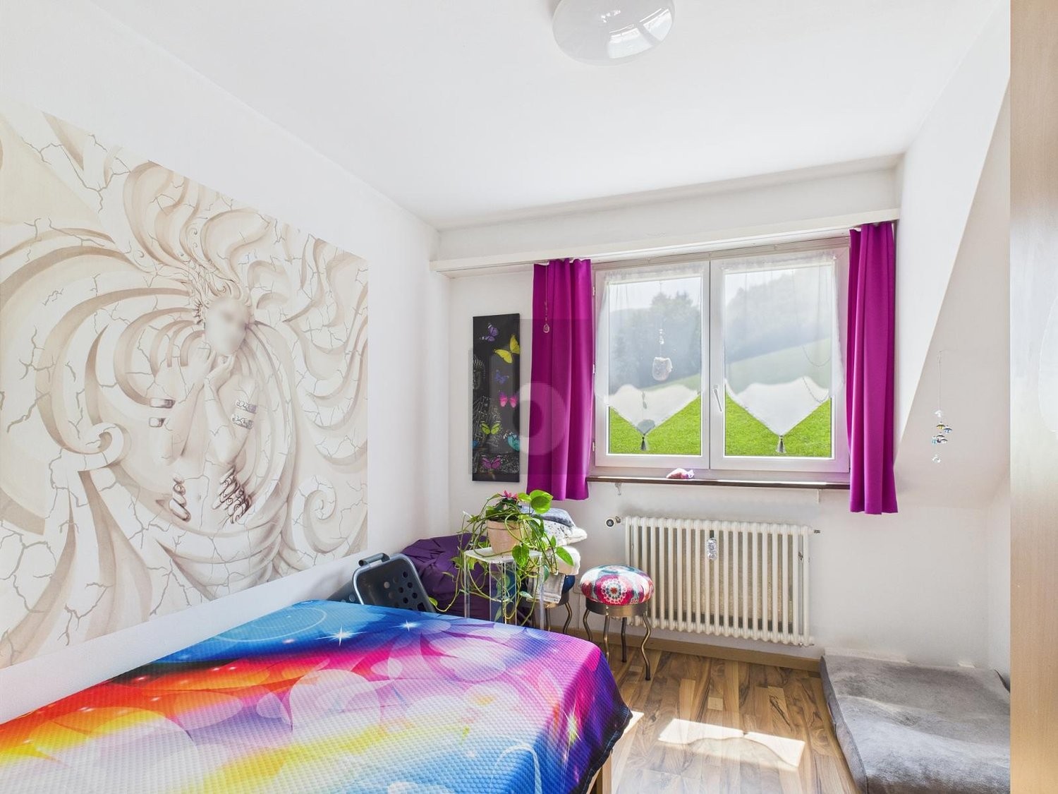 Appartement sous les combles de 3 pièces