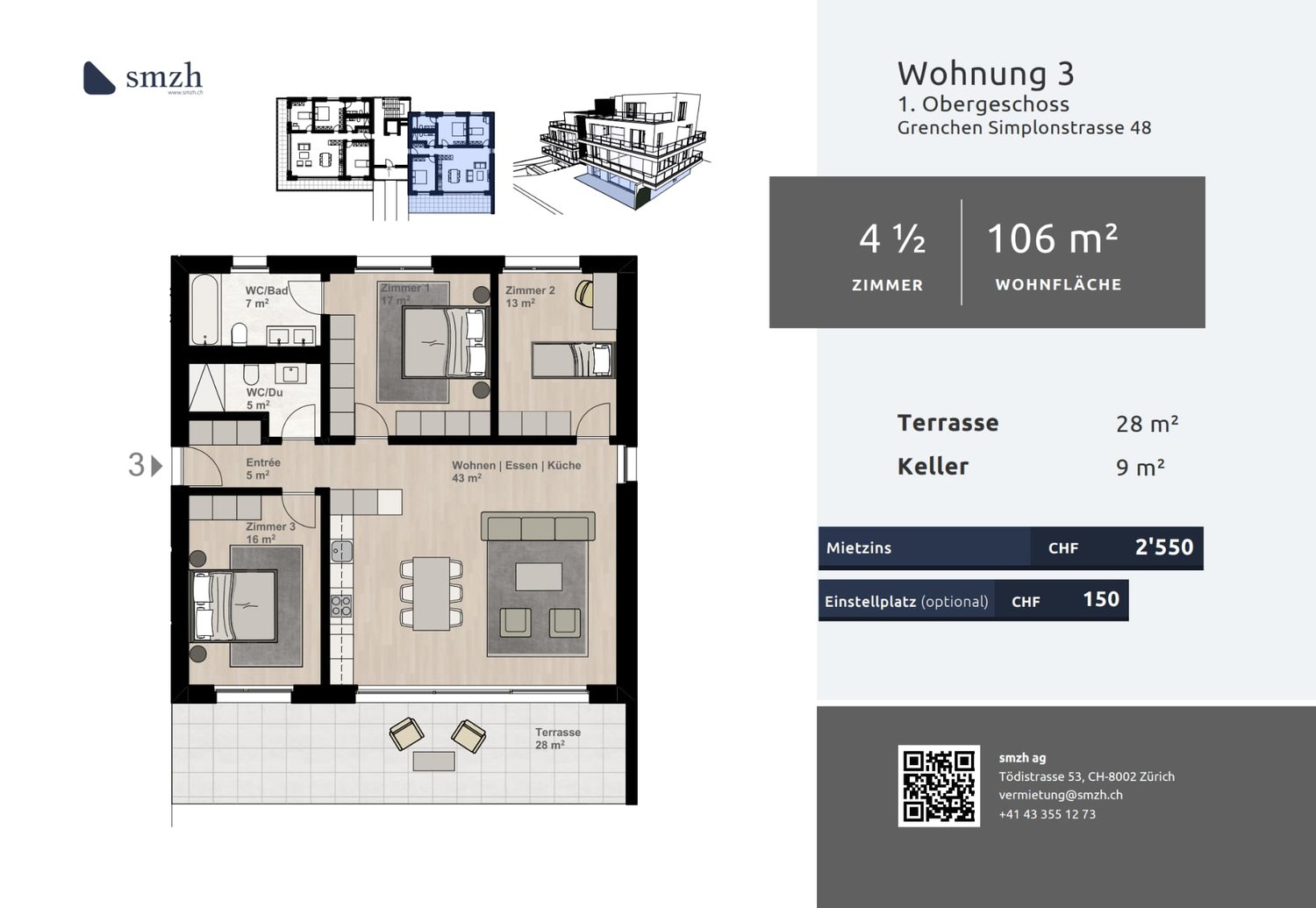 4 ½ rooms apartment