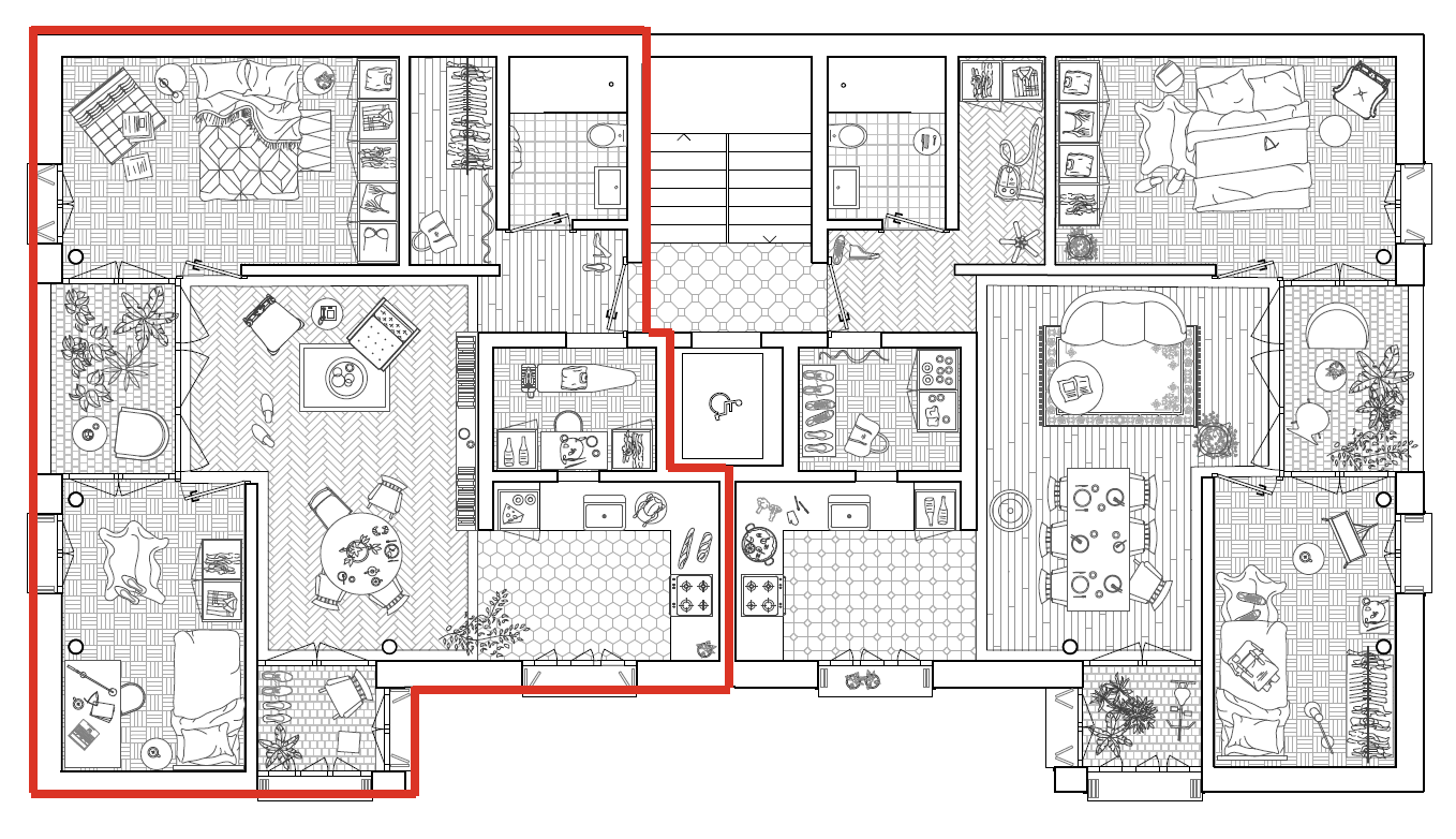 3 ½ rooms apartment