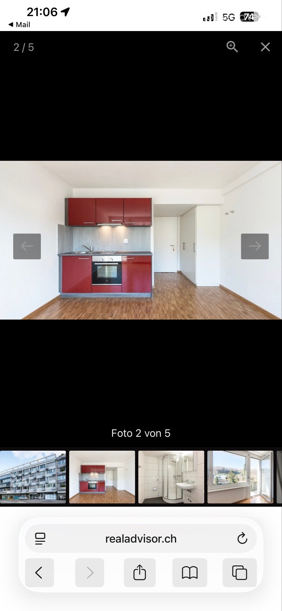 1 room apartment