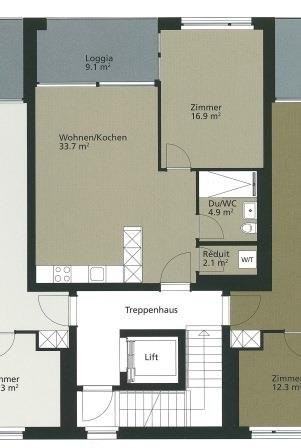 Appartement de 2 ½ pièces