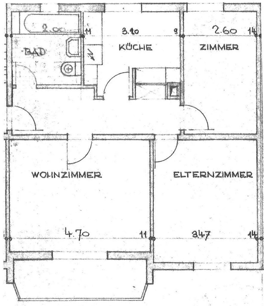 3 rooms apartment