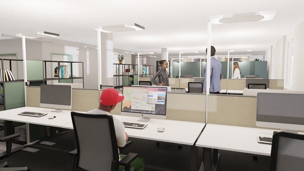 107m² office