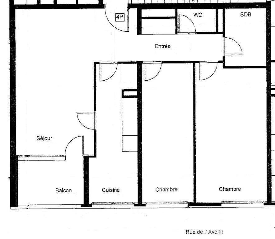 4 rooms apartment