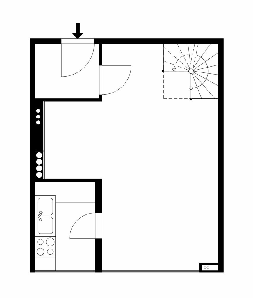 2 rooms duplex
