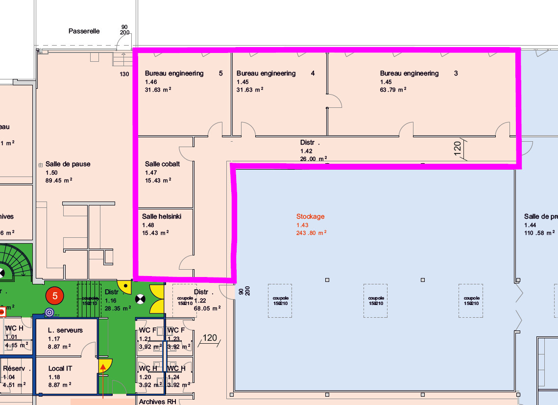 218m² Büro