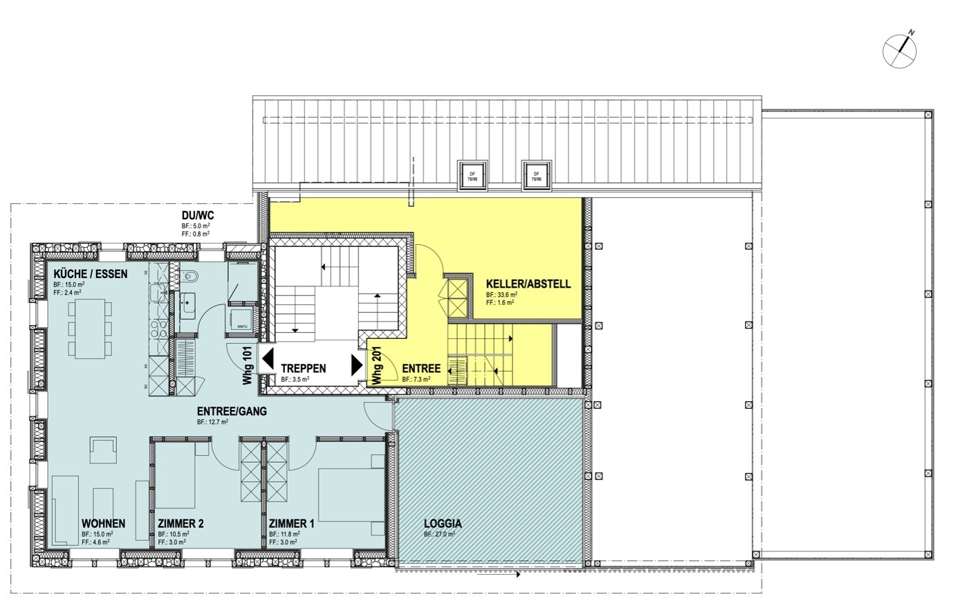 Appartamento di 3 ½ locali