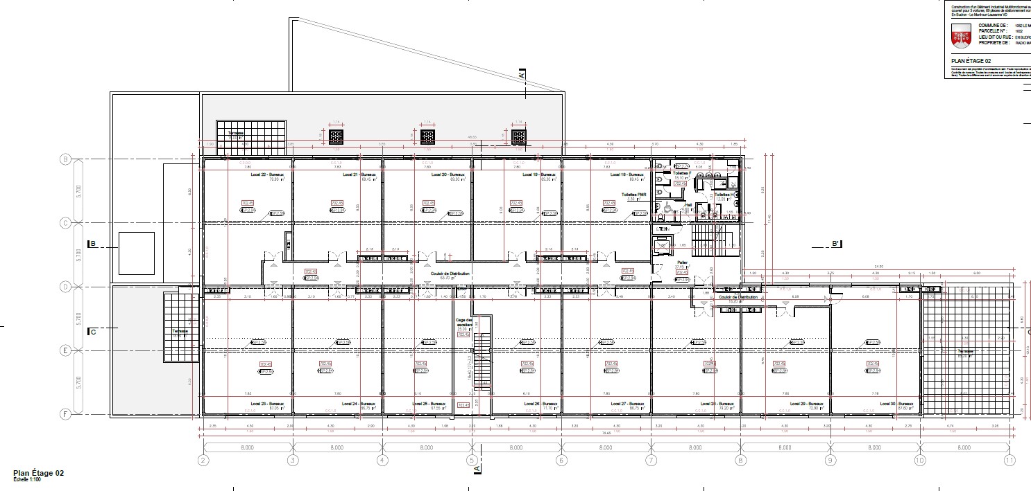 381m² industrial object