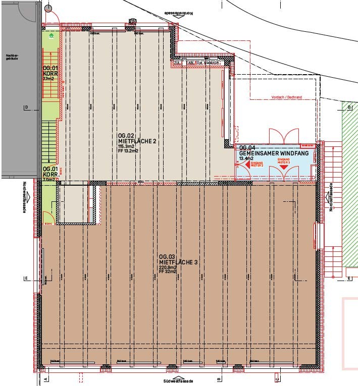 220m² office