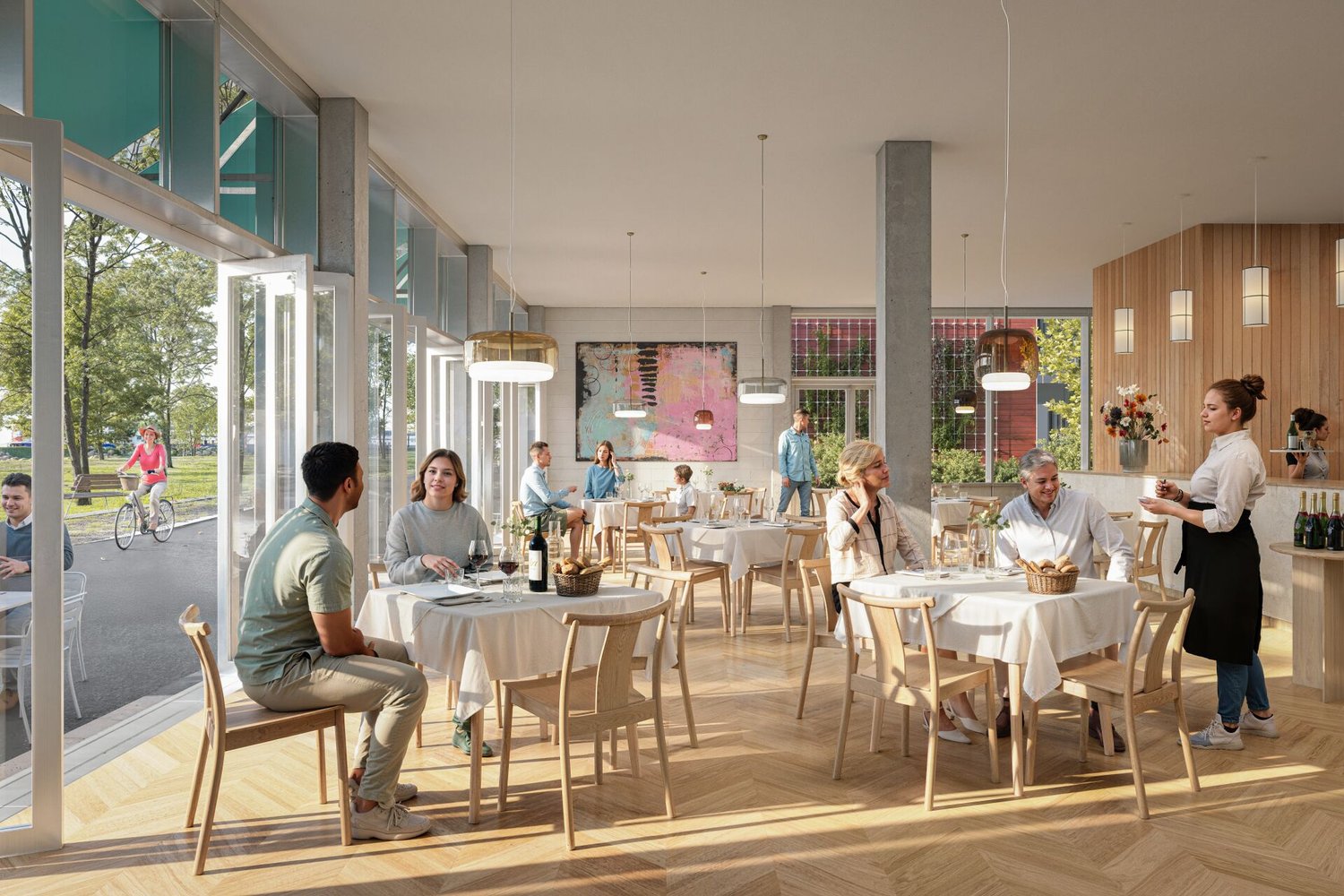285m² restaurant
