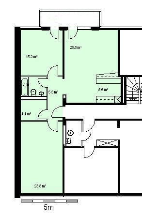 3 rooms apartment