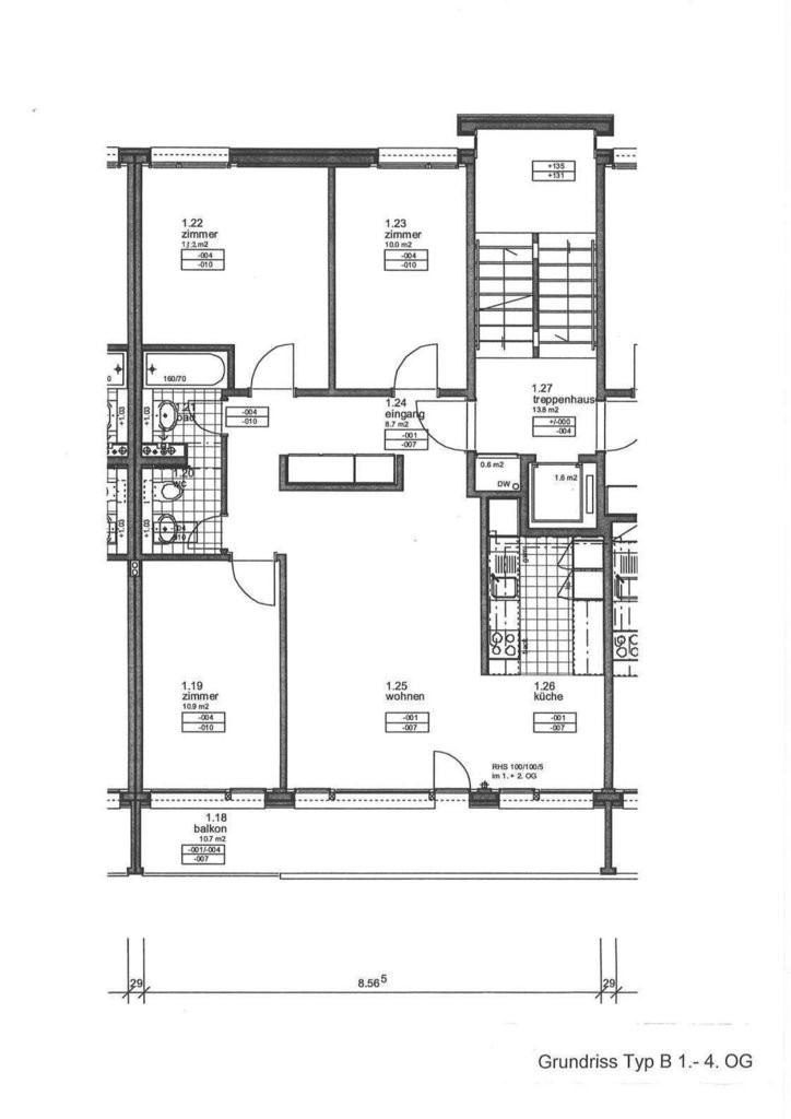 4 rooms apartment