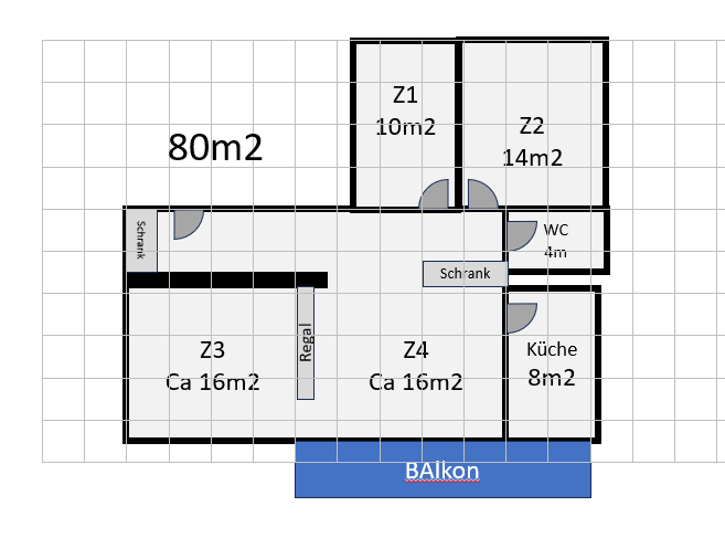 3 ½ rooms apartment