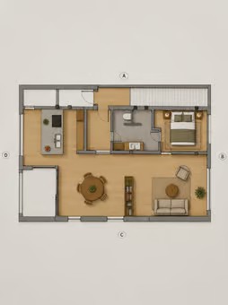 Appartement de 2 ½ pièces
