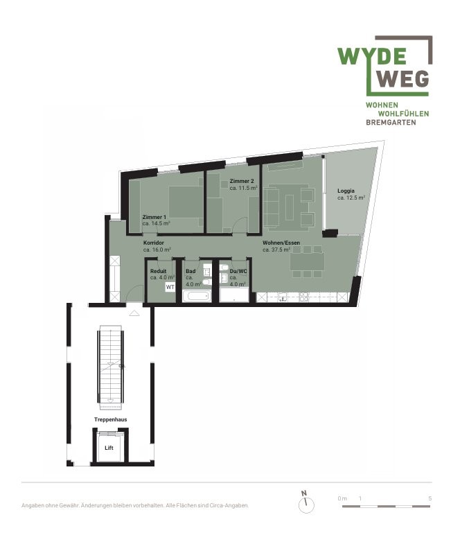 3 ½ rooms apartment