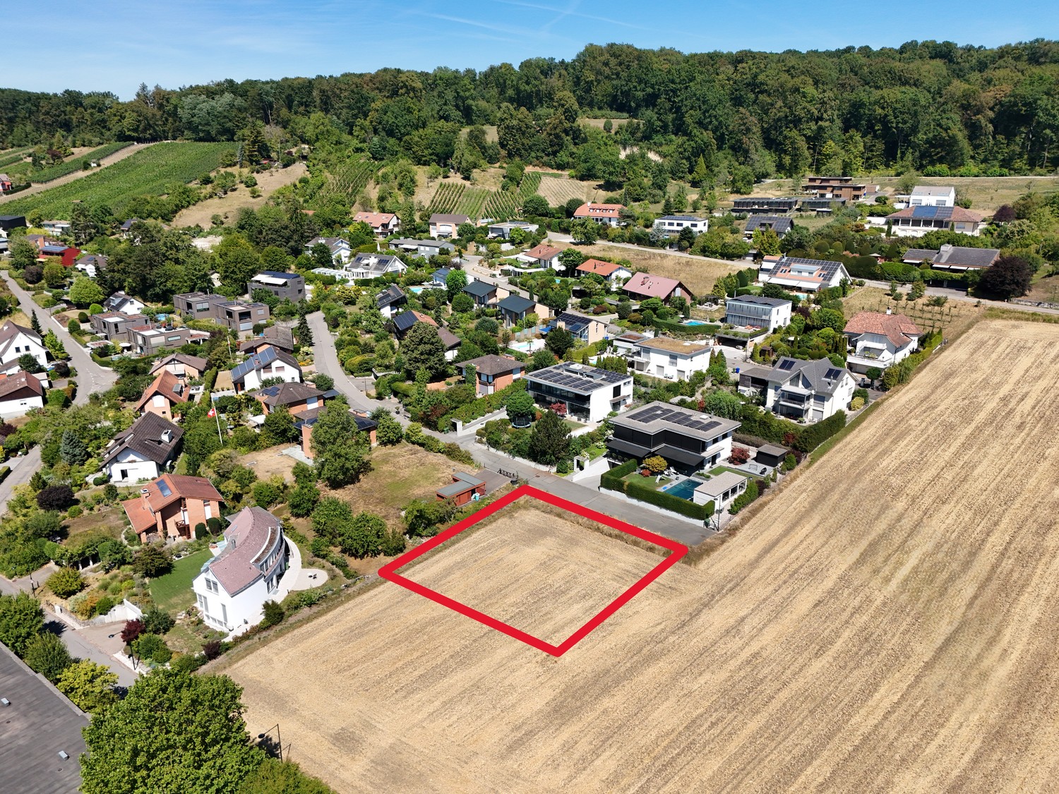 863m² building land
