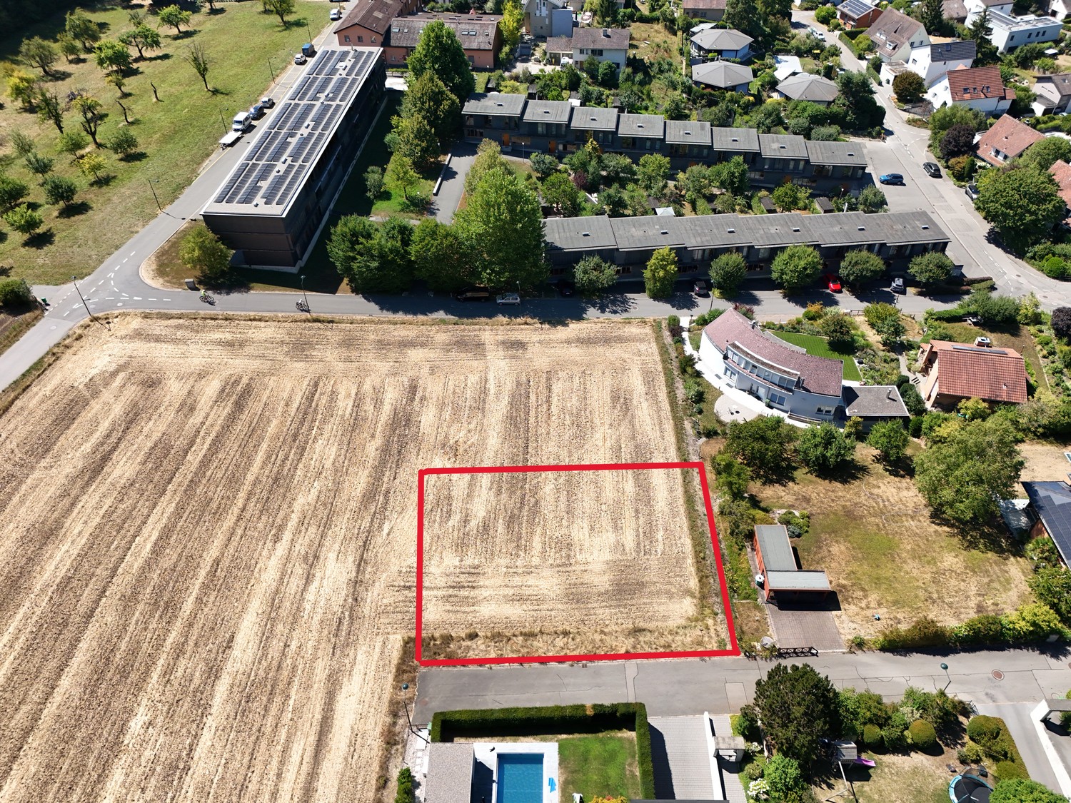 863m² building land