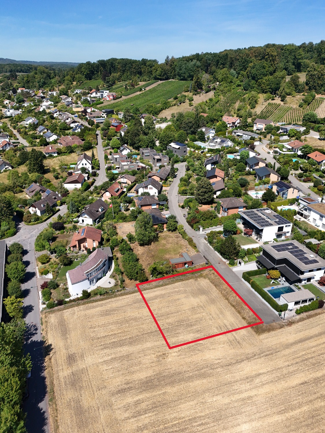 863m² building land