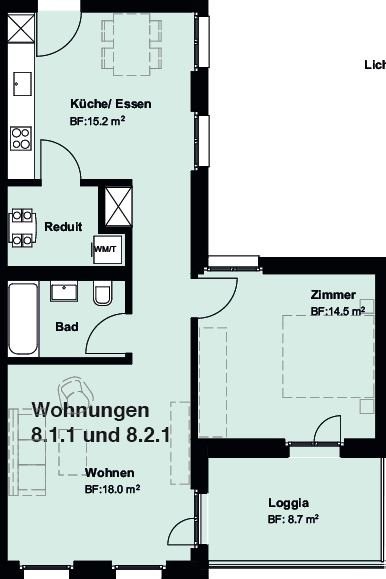 2 ½ rooms apartment