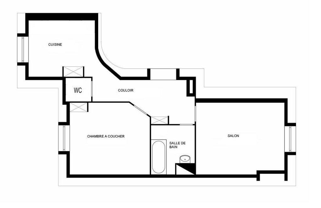 3 rooms apartment