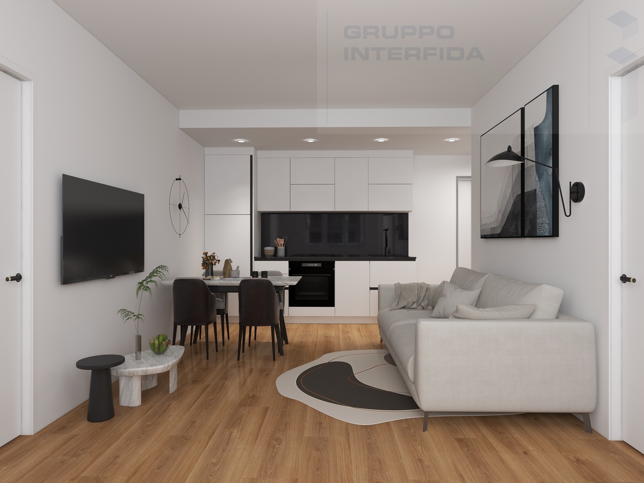 3 rooms apartment