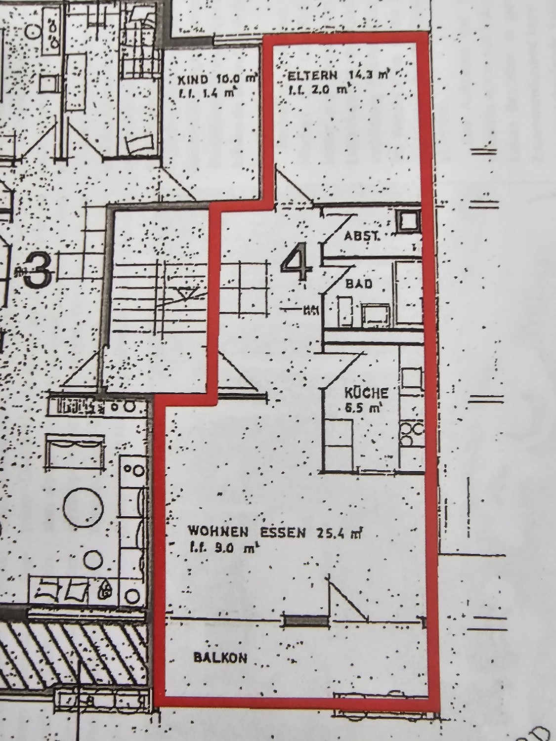2 ½ rooms apartment