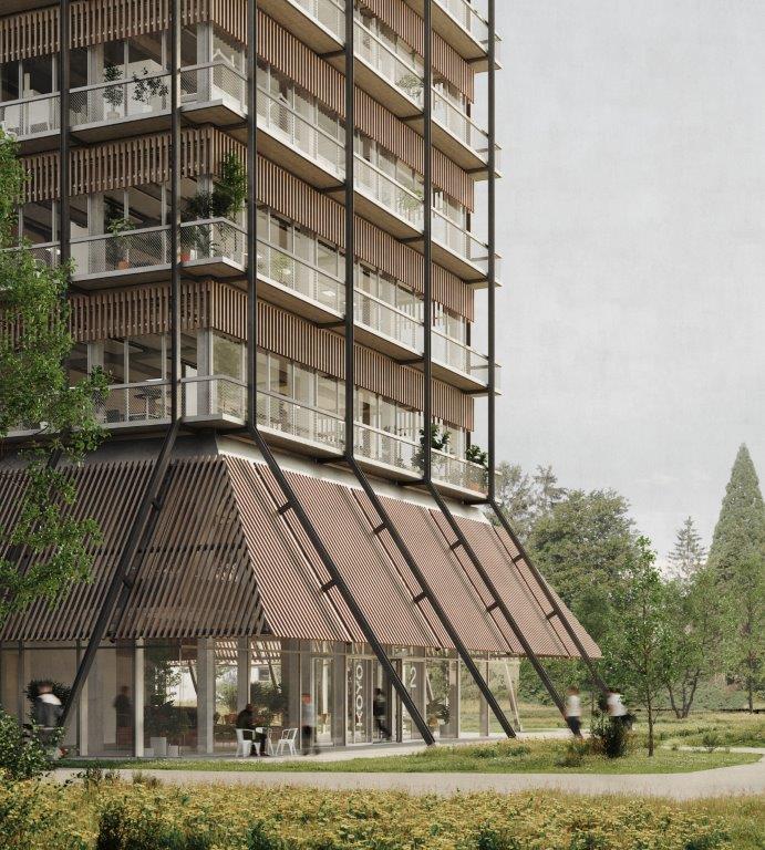 6000m² de bureaux