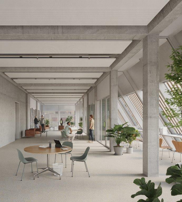 6000m² de bureaux