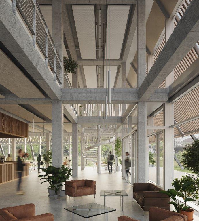 6000m² de bureaux