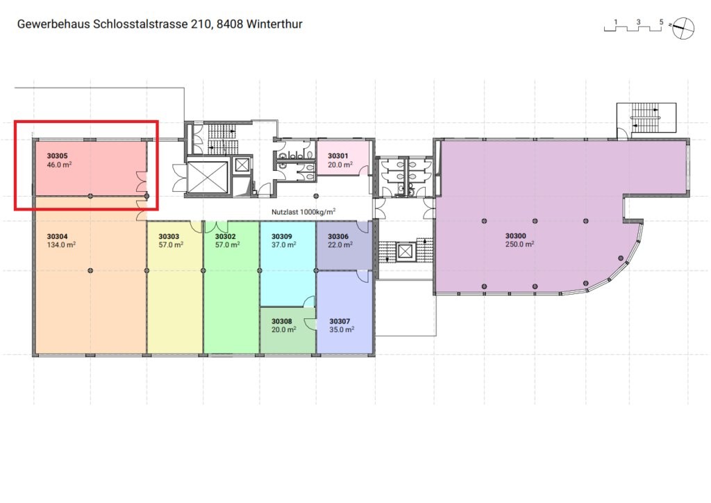 46m² office