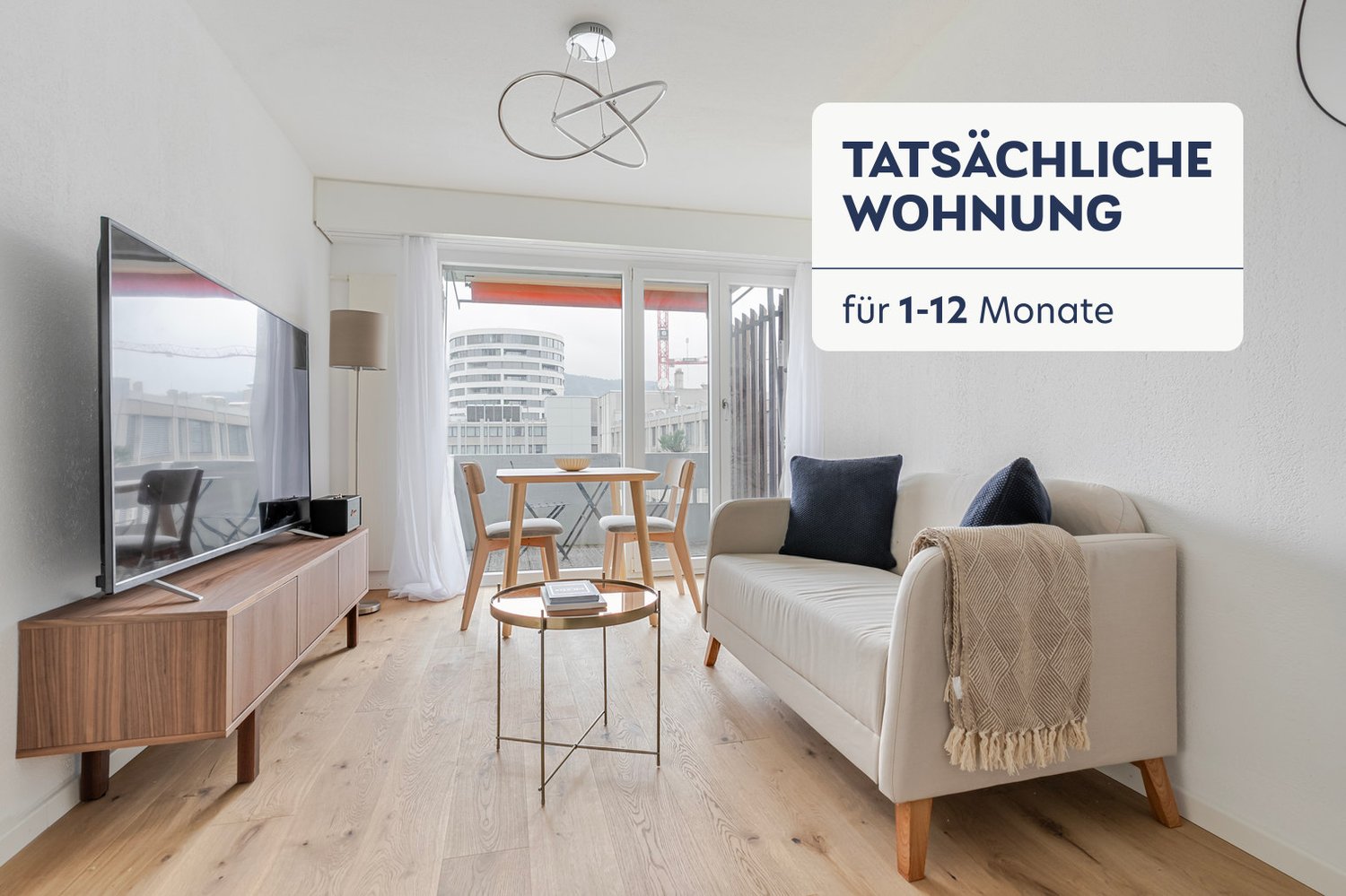 3 ½ pièces appartement meublé