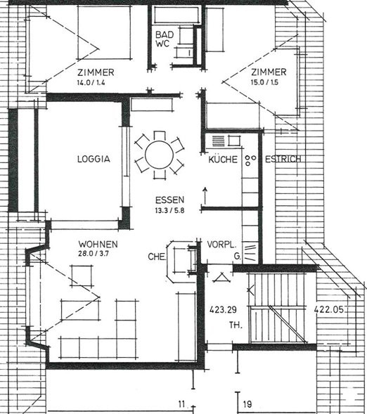 3 ½ pièces appartement