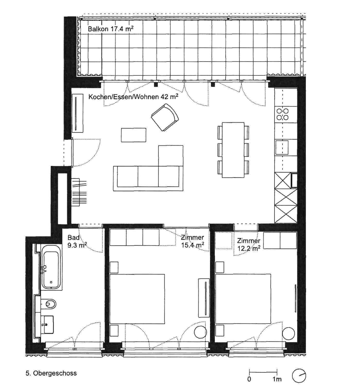 3 ½ Zimmer Wohnung