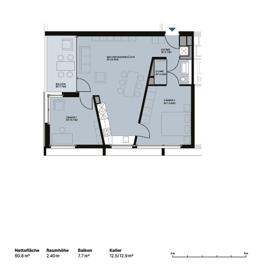3 ½ rooms apartment