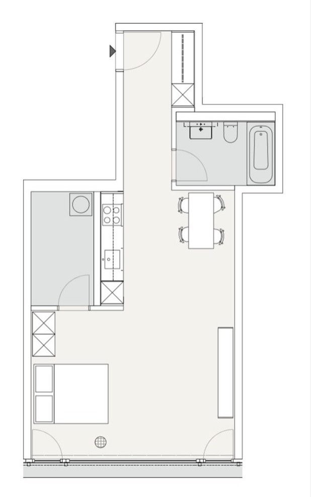 1 ½ Zimmer Wohnung