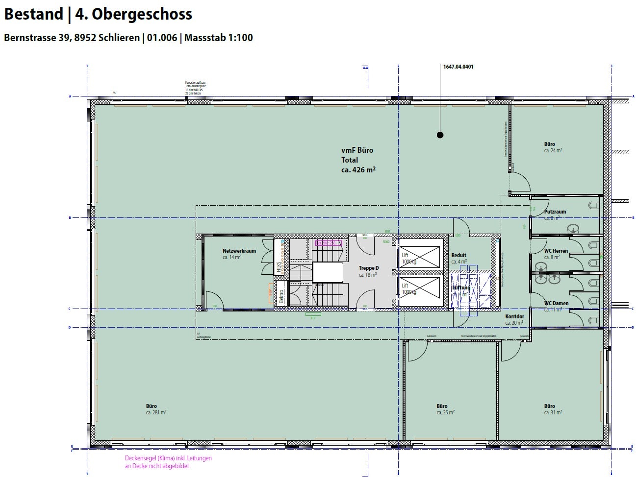 426m² bureau