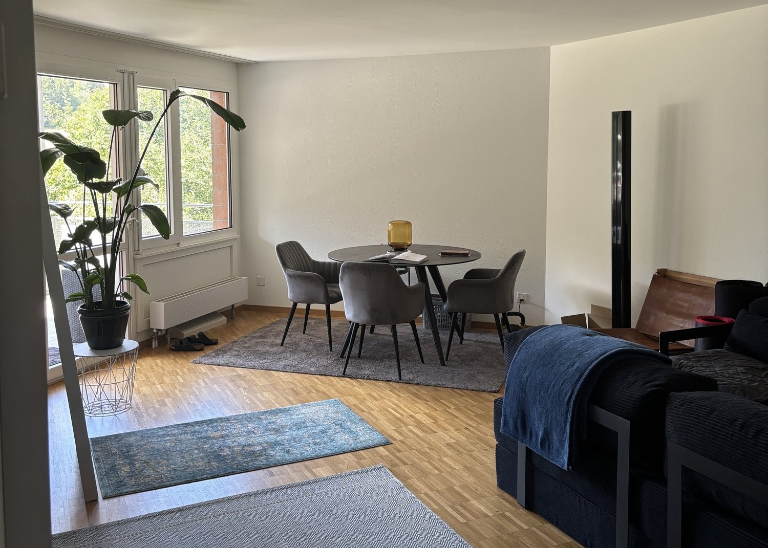 3 rooms furnished flat