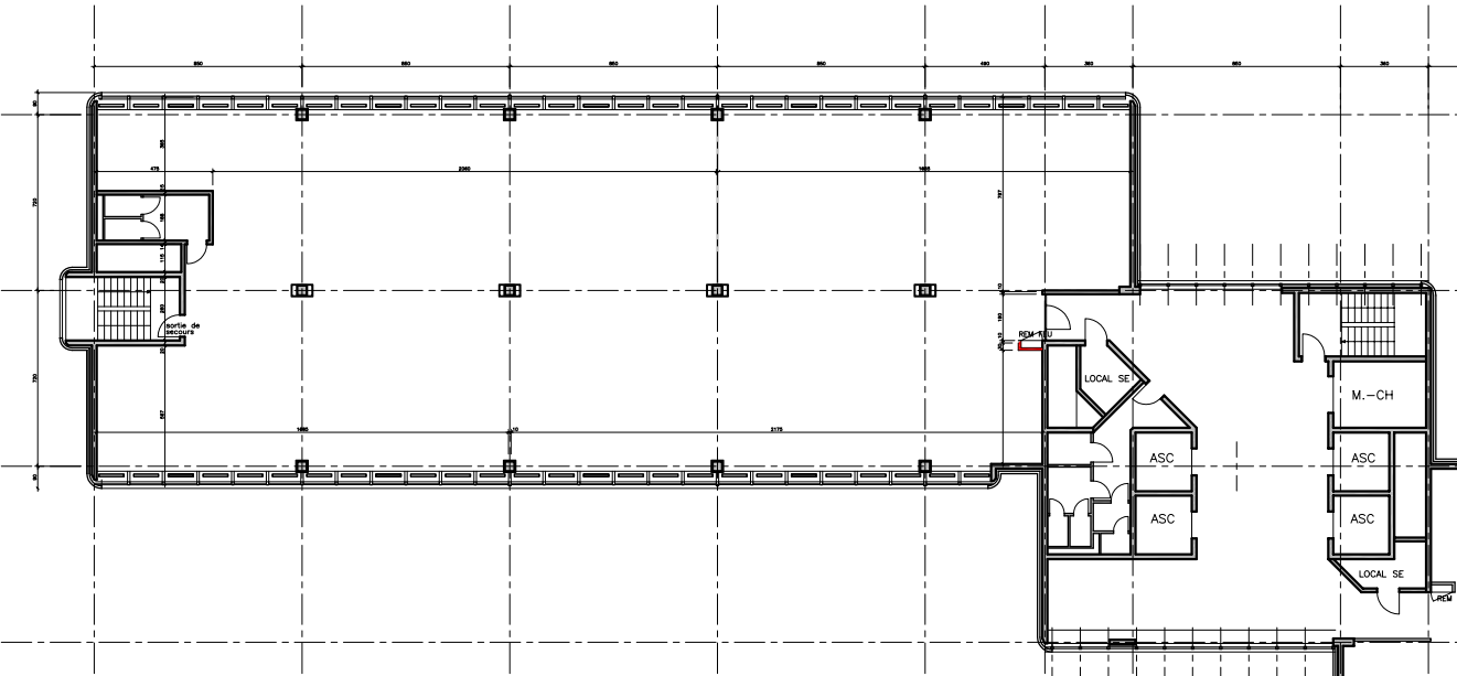 640m² ufficio